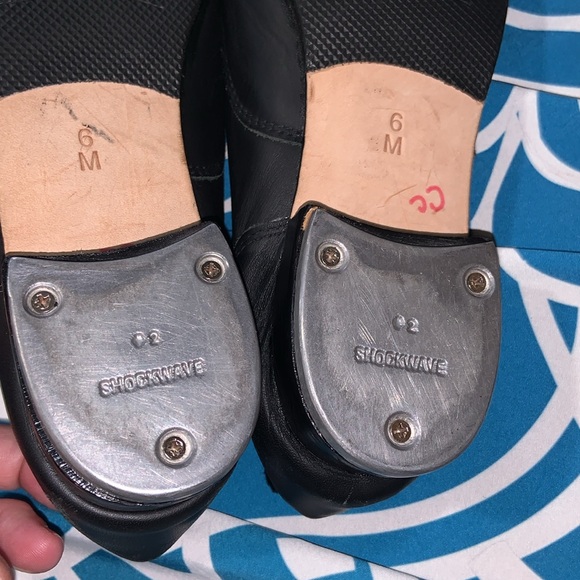 BLOCH TAP OXFORDS BLACK LEATHER size 6. Lace up soft - Picture 7 of 8